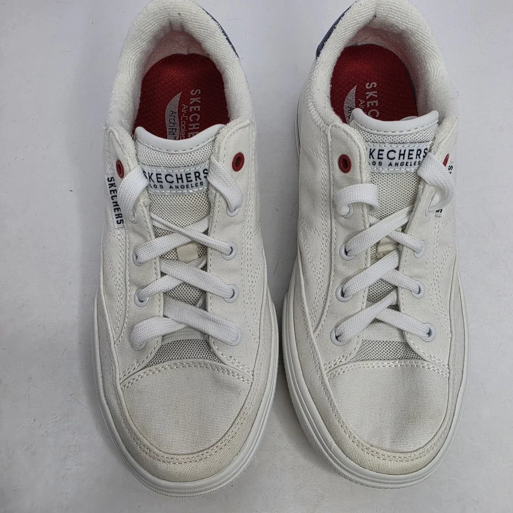 Sketchers Air Cooled Archfit Los Angeles White Women's Size 8